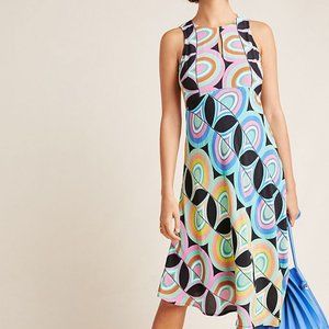 NWT Anthropologie Kenzie Funky Colorful Dress